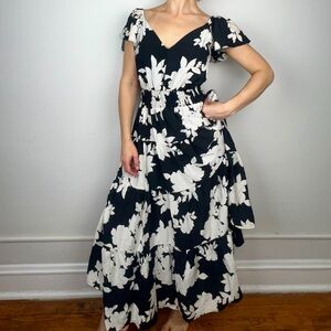 RACHEL ZOE floral print maxi dress